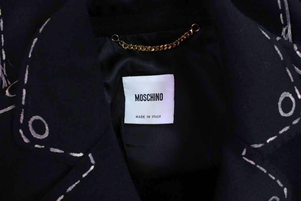 1990's Moschino Trompe l'Oeil Jacket 6