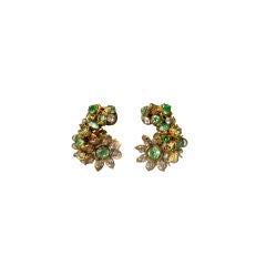 DeMario Rhinestone Filigree Earrings