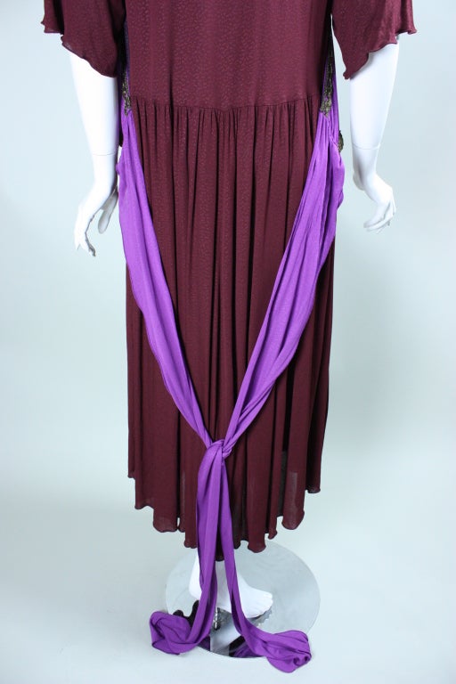 Holly's Harp Matte Jersey Grecian-Inspired Long Dress For Sale 3
