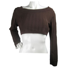 Cropped Alaia Sweater Cropped Alaia Sweater