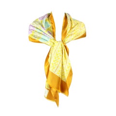 Jacques Esterel Printed Silk Scarf 11