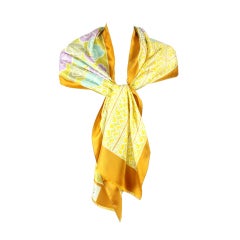 Jacques Esterel Printed Silk Scarf