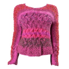 Joan Vass Hand-Knit Sweater