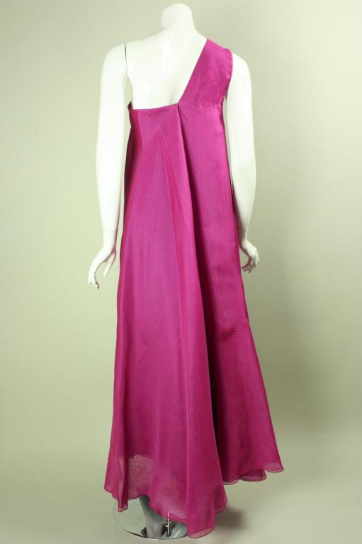 Stavropoulos Layered Silk Evening Gown 2