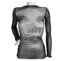 Gaultier Sheer Mesh Top