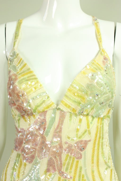 1970's Bob Mackie Sequined Gown 2