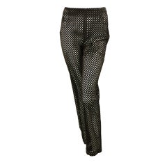 Vintage Helmut Lang Perforated Trousers