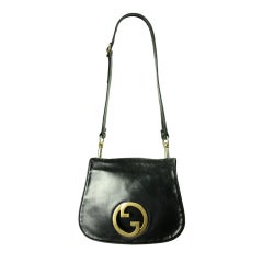 Gucci Black Leather Handbag Gucci Black Leather Handbag