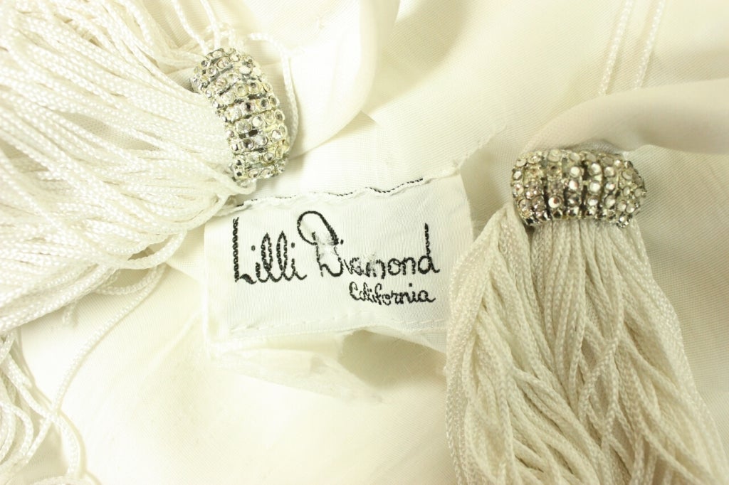 Lilli Diamond Fringed Gown 3
