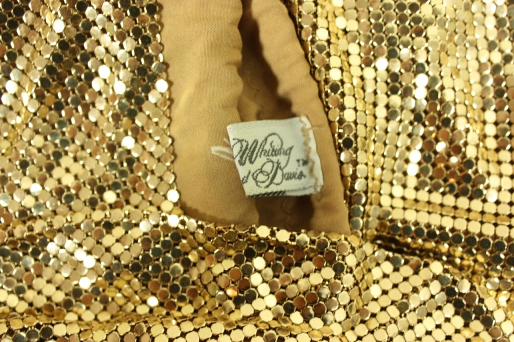 Whiting & Davis Gold Metal Mesh Skirt 4