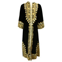 1960's Moroccan Embroidered Caftan