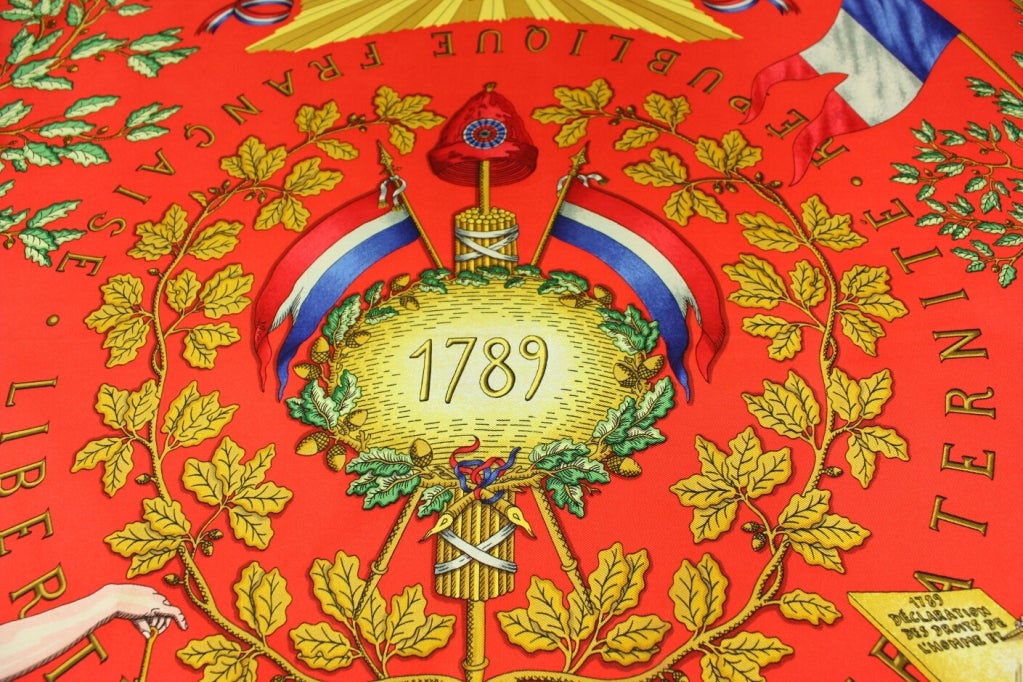 Hermès Carré: Liberté Egalité Fraternité 1