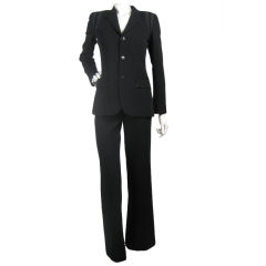 Gaultier Trouser Suit with Ribbed Detail-SALE!