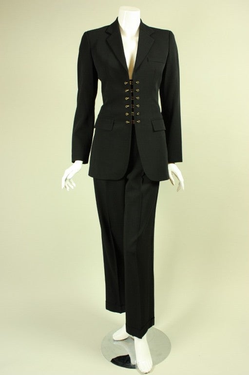 Jean-Paul Gaultier Trouser Suit with Suspenders