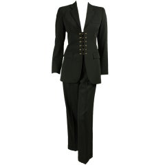 Jean-Paul Gaultier Trouser Suit with Suspenders