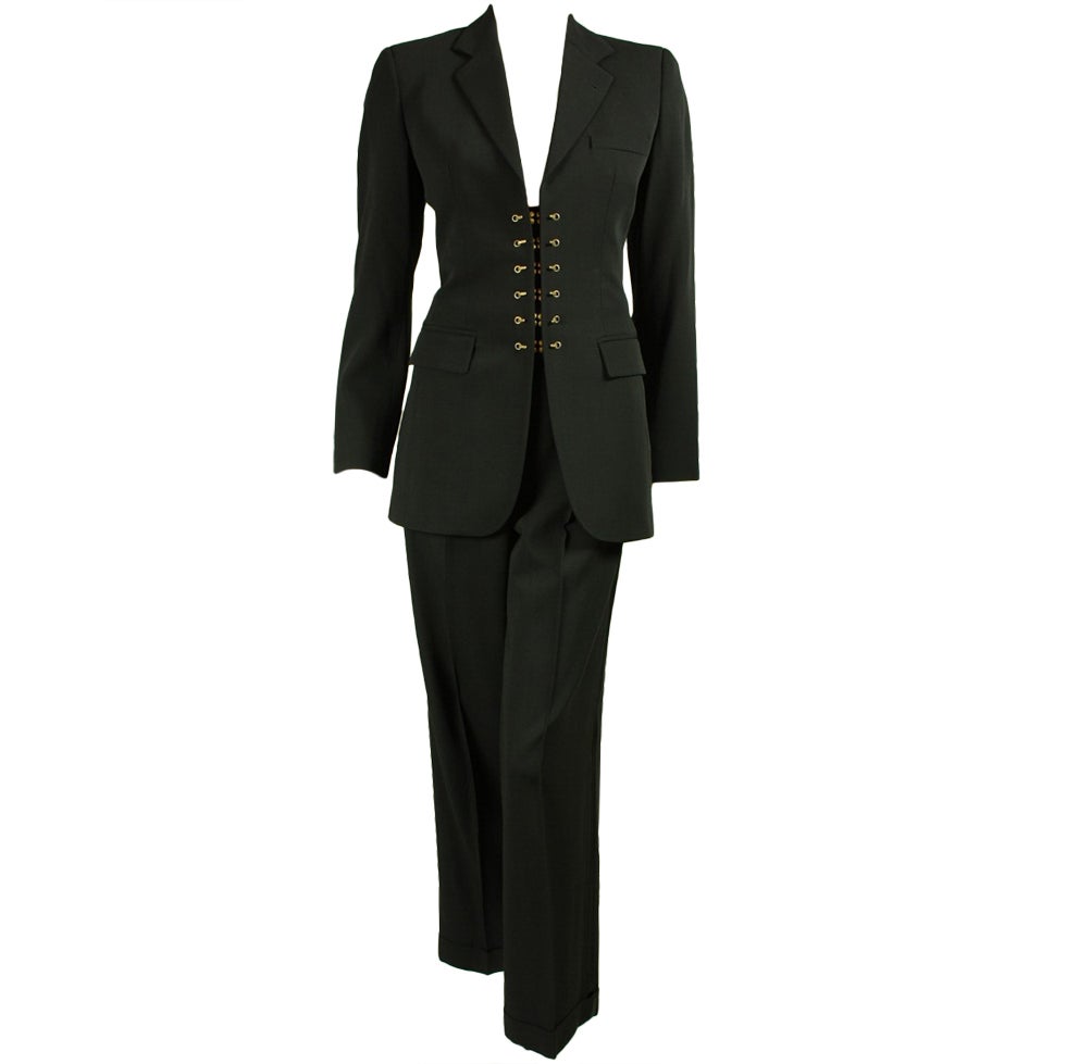 JEAN PAUL GAULTIER 'THE BELTED SUIT' TROUSER