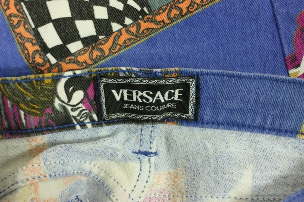 Versace Jeans Couture Circus-Themed Jeans at 1stdibs