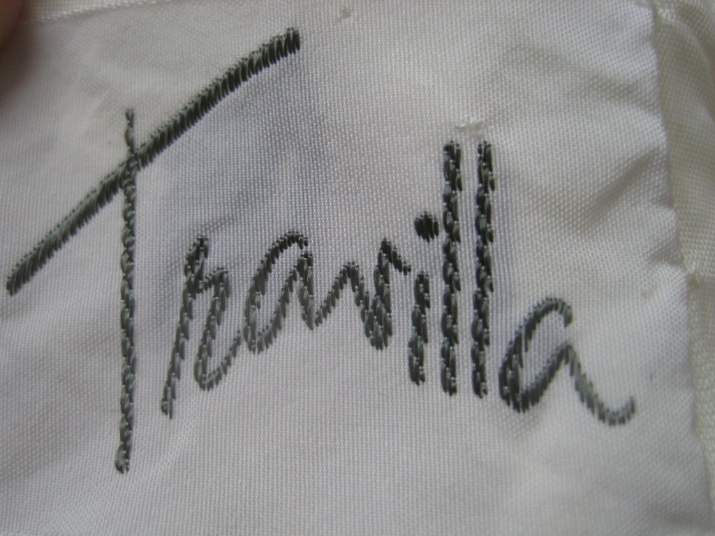 1980's Travilla Fishtail Dress For Sale 1