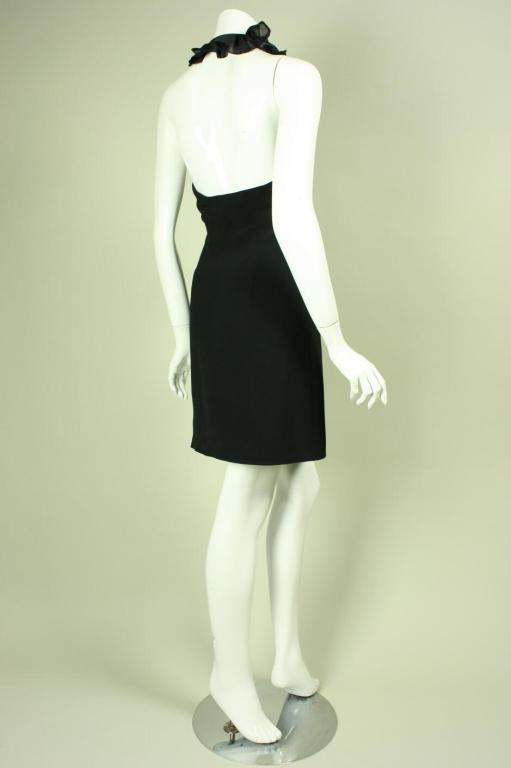 Women's 1990's Moschino Couture Ruffled Wrap Dress