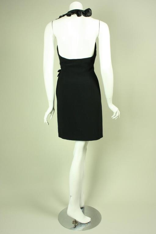 1990's Moschino Couture Ruffled Wrap Dress 1