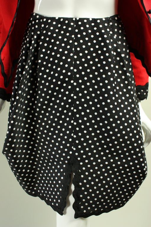 Geoffrey Beene Cotton Pique Skirt Suit For Sale 2