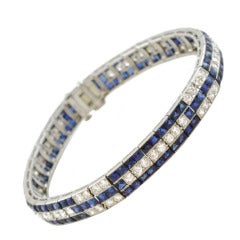 Caldwell Sapphire & Diamond Bracelet