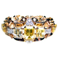 Topaz Yellow Sapphire Bracelet