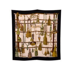 Hermes " PASSEMENTERIE " Silk Twill Scarf