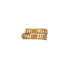 Bulgari Snake Tubogas 18K Yellow Gold Ring