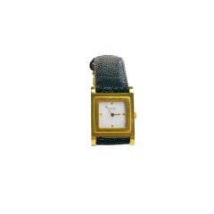 Vintage HERMES Watch w/ Shagrin Strap