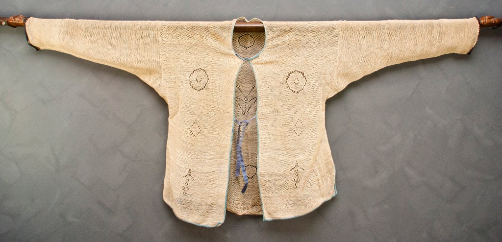 Originally made as an undergarment for royalty to wear under their silk robes...
This piece is extremely rare and is beautiful to display or wear but truly a Museum piece