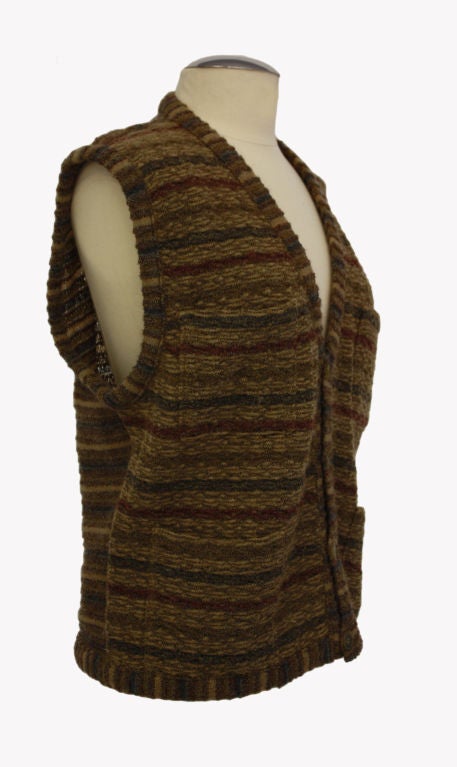 Missoni Striped Knit Vest