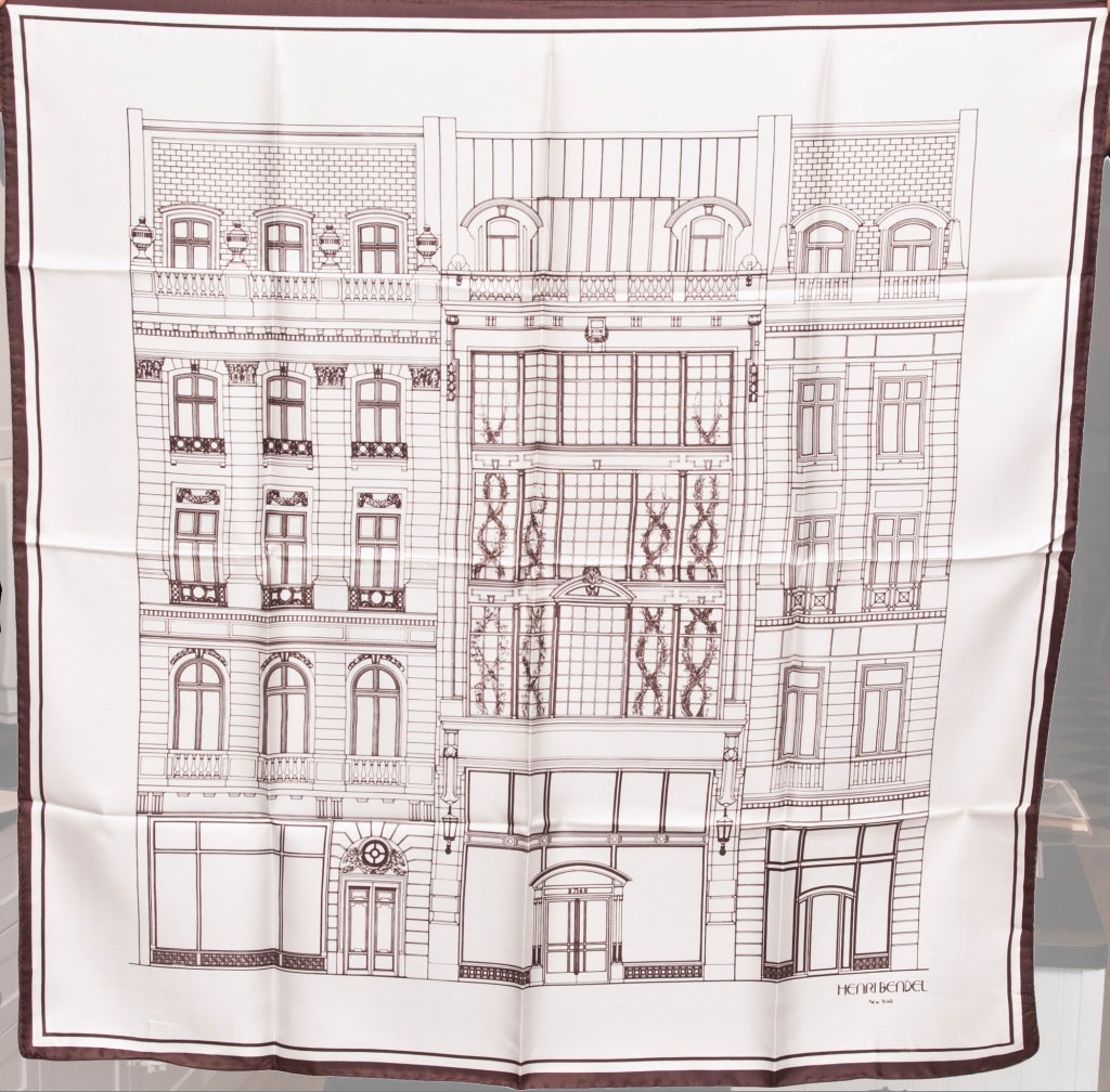 HENRI BENDEL  "LIMITED EDITION"  Silk Scarf