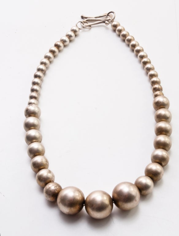 Silver Stainless Steel Bead Choker