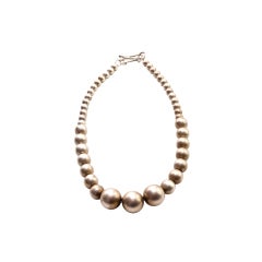 Silver Stainless Steel Bead Choker