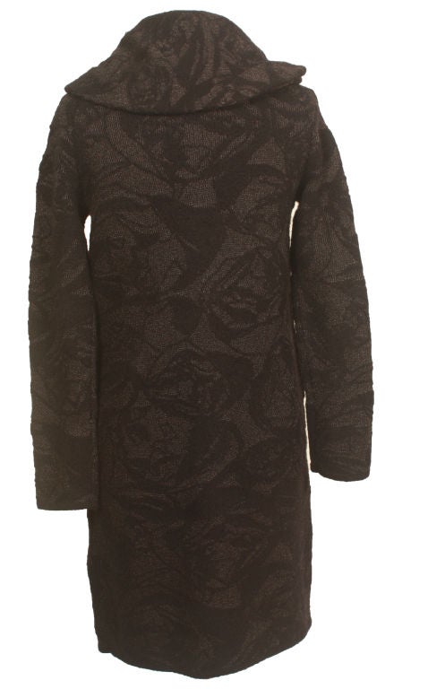 Anteprima Shimmer Jacquard Coat