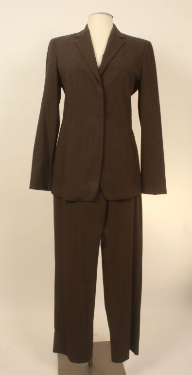 Calvin Klein Collection Pant Suit For Sale 1