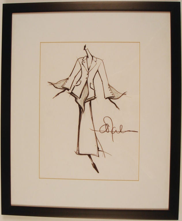 Claude Montana Pen + Ink Illustration