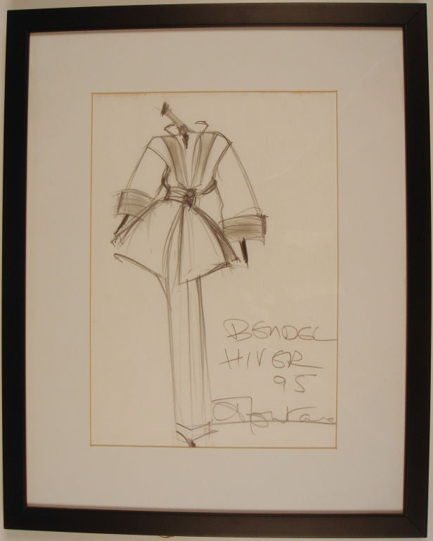 Claude Montana Pen + Ink Illustration