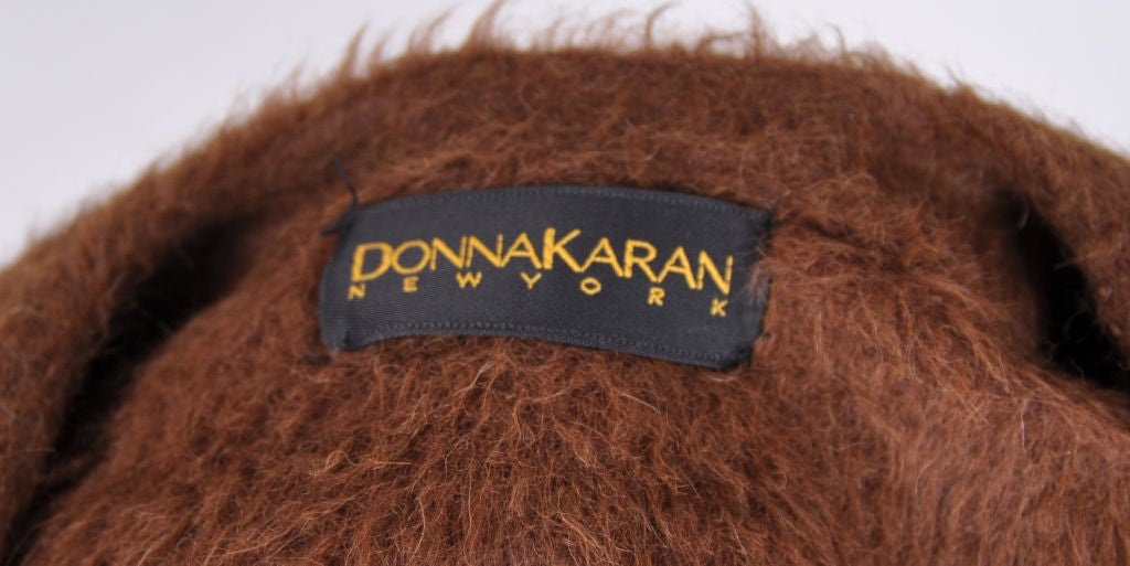Donna Karan  Collection Alpaca Car Coat