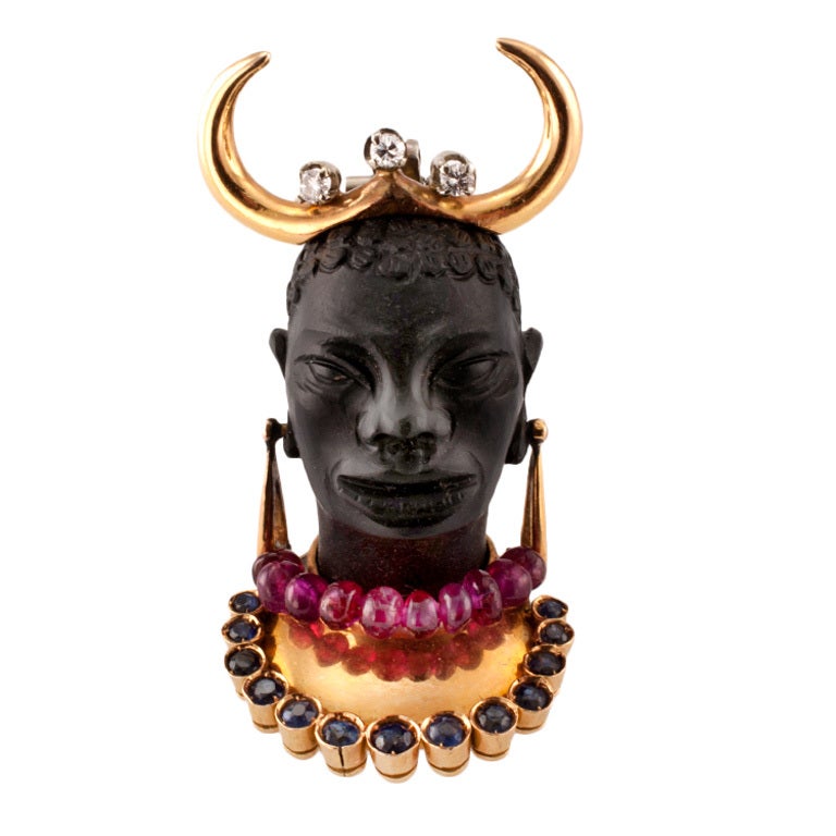 Blackmoor Clip Brooch at 1stdibs