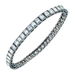 Square Baguette Diamond Bracelet
