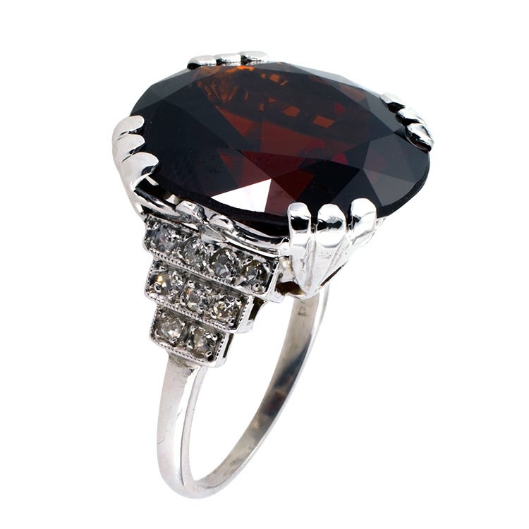 Garnet Cocktail Ring 3