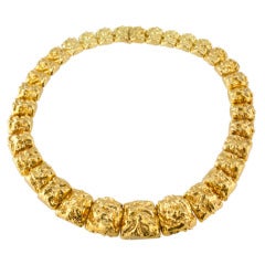 Collana originale degli anni '60 di David Webb in oro massiccio