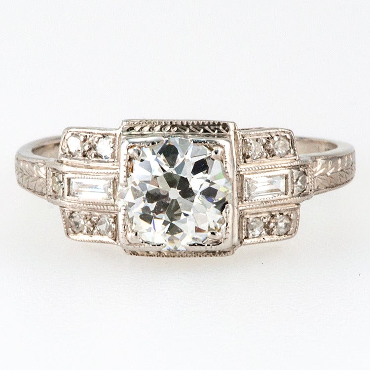 Art Deco Engagement Ring 1