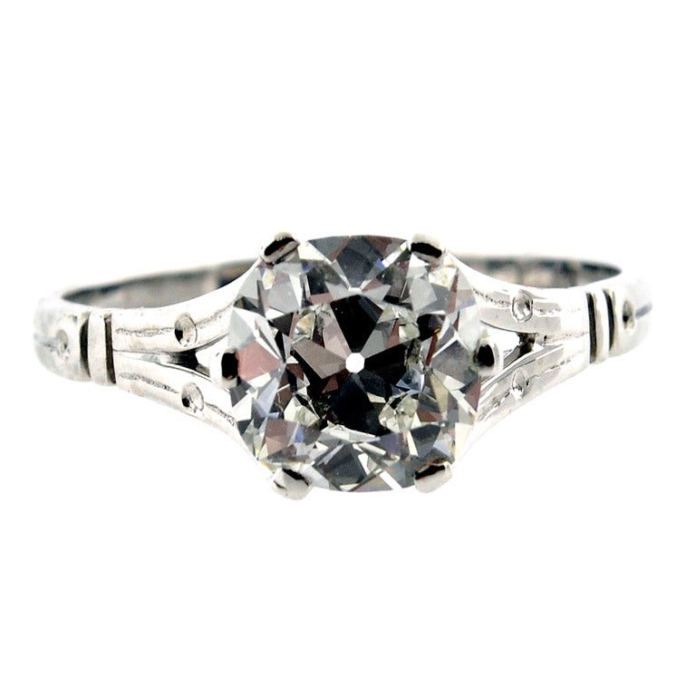 Art Deco Diamond Engagement Ring