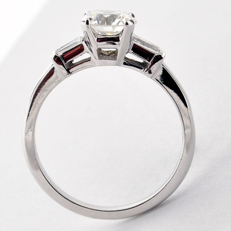 Contemporary Classic Diamond Engagement Ring