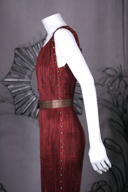 Marron Claret Delphos de Mariano Fortuny. Provenance Tina Chow en vente