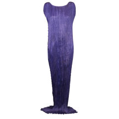 Mariano Fortuny Amythest Delphos Gown 9