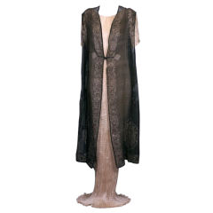 Mariano Fortuny Gauze Sleevless Coat, Provenance Tina Chow 3
